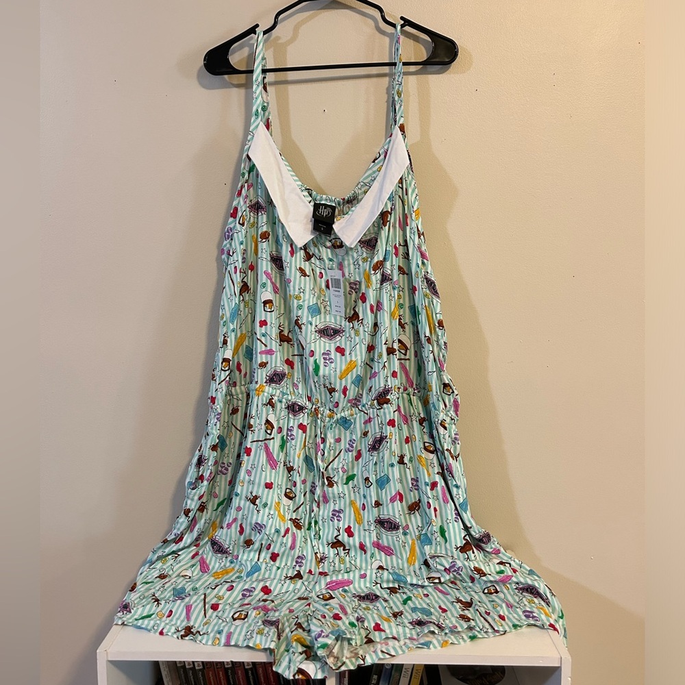 Hot top. Harry Potter honeydukes plus size romper NWT size 5X